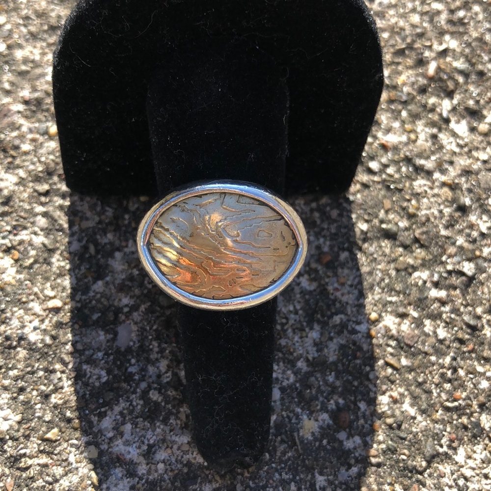 Silpada Beautiful sterling silver and brass ring